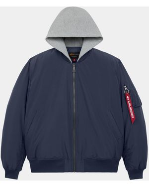 Alpha Industries Natus Bomber Jacket - Blue