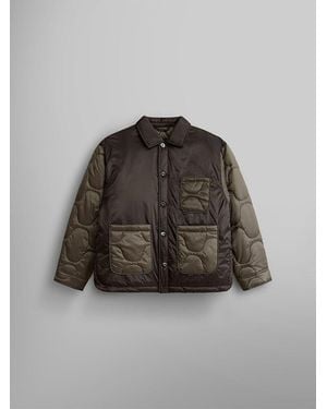 Alpha Industries Women's Insulated Chore Coat - Brown