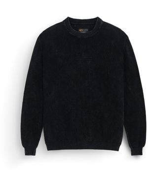 Alpha Industries Flying A Sweater - Blue