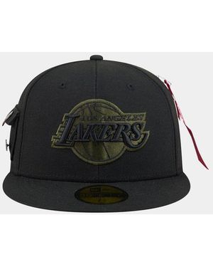 Alpha Industries Los Angeles Lakers X Alpha X New Era 59fifty Fitted Cap - Black