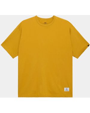 Alpha Industries Relaxed Short Sleeve Tee - Yellow
