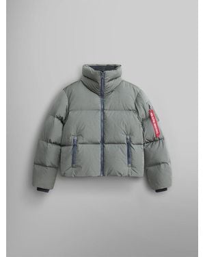Alpha Industries Sierra Short Puffer W - Gray