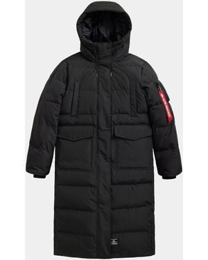 Alpha Industries Sierra Long Puffer Parka Womens - Black