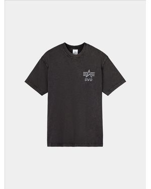 Alpha Industries Ovo X Alpha Garment Dye T-shirt - Black