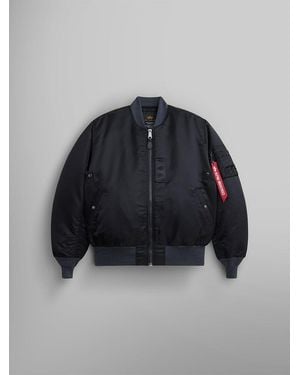 Alpha Industries 1960s Ma-1 Bomber Jacket - Blue