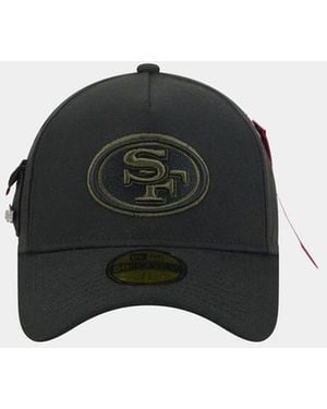Alpha Industries San Francisco 49ers X Alpha X New Era 59forty A-frame Cap - Black