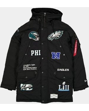 KTZ Philadelphia Eagles X Alpha X N-3b Parka - Black