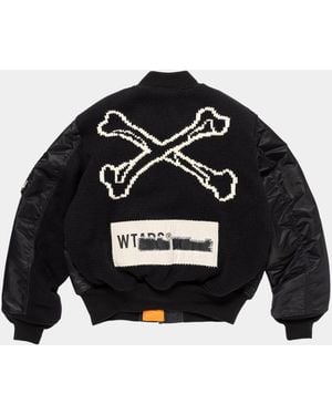 Alpha Industries Wtaps X Alpha Ma-1 Bomber Jacket - Black