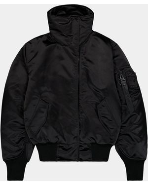 PEGGY GOU X Alpha Cocoon Bomber Jacket Womens - Black