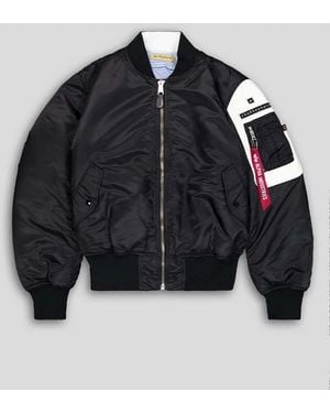 Alpha Industries Alpha X Undercover The Shepherd Ma-1 Bomber Jacket - Blue