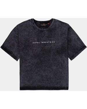 Alpha Industries Acid Logo T-shirt - Blue