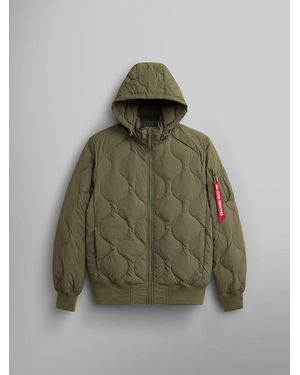 Alpha Industries Lightweight Quilted Down Jacket - Green