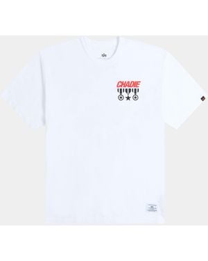 Alpha Industries Chadie X Alpha Chopper Tee - White