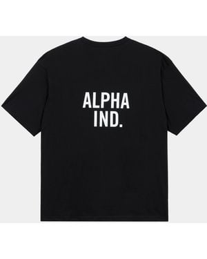 Alpha Industries Unfrm Short-sleeved Pocket Alpha Ind. Tee - Black