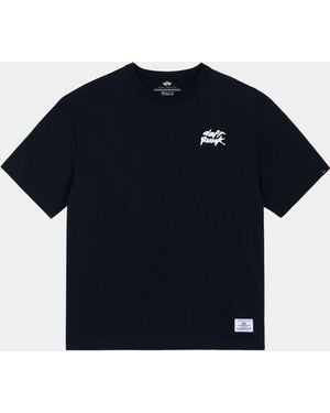 Alpha Industries Daft Punk X Alpha Graphic Tee - Blue