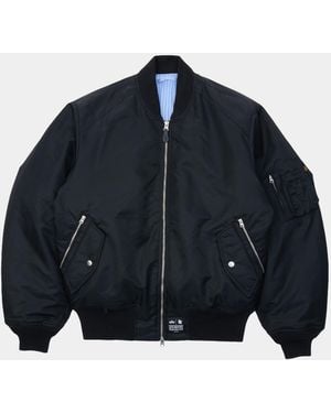 Alpha Industries Ader Error Significant X Alpha Ma-1 Liner Vest Bomber Jacket (black) - Blue