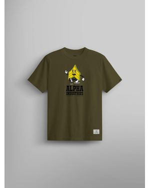Alpha Industries Alpha Badge Tee - Green