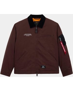 Alpha Industries Butler Work Jacket - Red