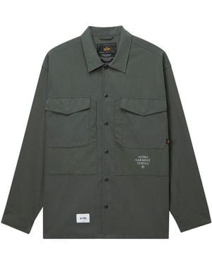 Alpha Industries Unfrm Ctn Shirt - Gray
