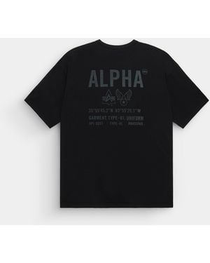 Alpha Industries Relaxed Uniform Tee - Black