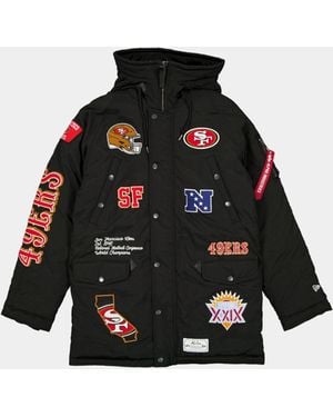 Alpha Industries San Francisco 49ers X Alpha X New Era N-3b Parka - Black