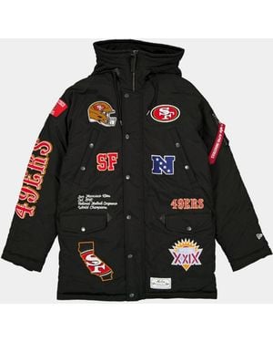 KTZ San Francisco 49ers X Alpha X N-3b Parka - Black