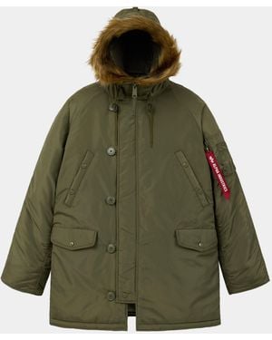 Alpha Industries N-3b Oxford Parka - Green