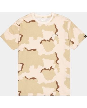 Alpha Industries Basic Small Logo T-shirt Camo - Natural