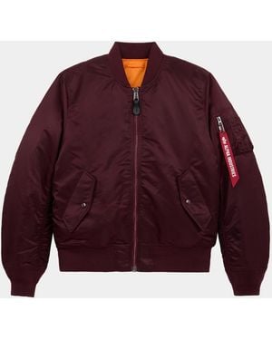 Alpha Industries Ma-1 Bomber Jacket Slim Fit - Red