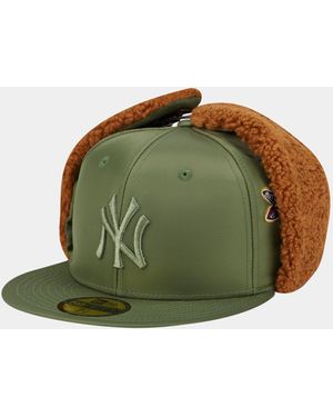 Alpha Industries New York Yankees X Alpha X New Era 5950 Dog Ear Cap (green)