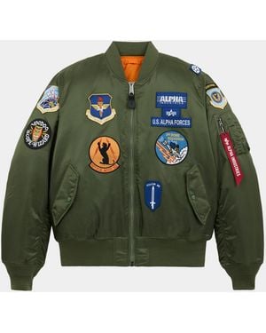 Alpha Industries Ma-1 Squadron Bomber Jacket - Green