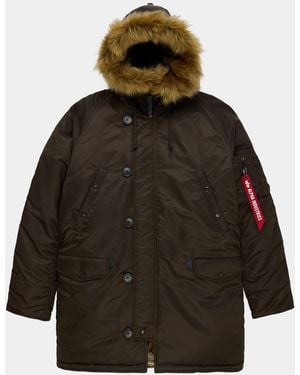 Alpha Industries N-3b Camo Parka - Gray