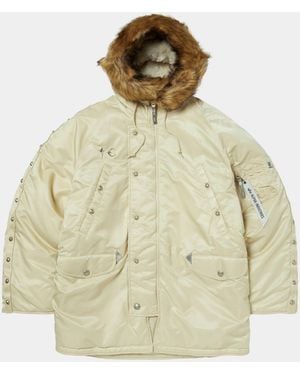 Alpha Industries Thug Club X Alpha N-3b Parka - White
