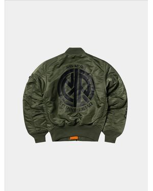 No Problemo X Alpha No War Ma-1 - Green