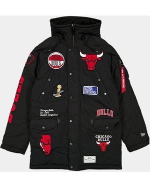 Alpha Industries Chicago Bulls X Alpha X New Era N-3b Parka - Black