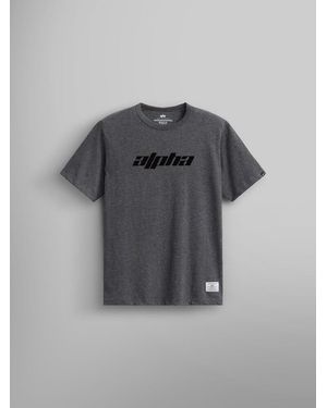 Alpha Industries Alpha Logos Tee - Gray