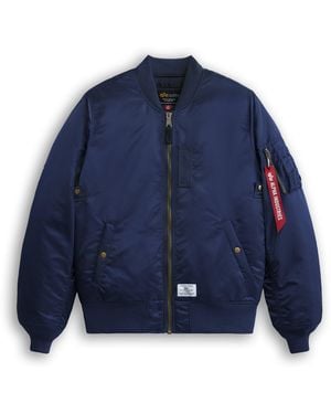 Alpha Industries Ma-1 Mod Bomber Jacket - Blue