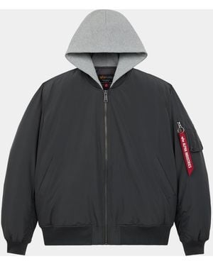 Alpha Industries Natus Bomber Jacket - Gray
