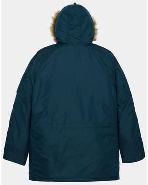 Alpha Industries N-3b Oxford Parka - Blue
