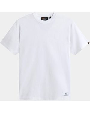 Alpha Industries Relaxed Short Sleeve Tee - White