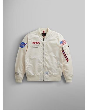 Alpha Industries Nasa L-2b Gen Ii Bomber Jacket - Natural