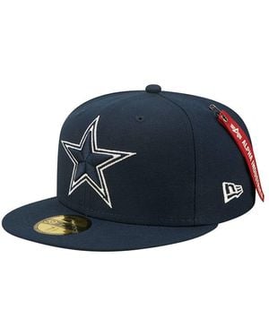 Alpha Industries Dallas Cowboys X Alpha X New Era 5950 Fitted Cap - Blue