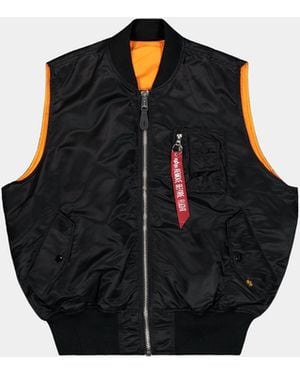 Alpha Industries Ma-1 Vest (heritage) - Black