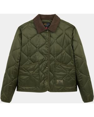 Alpha Industries Coast Liner Jacket Womens - Green