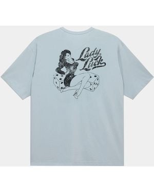Alpha Industries Relaxed Lady Luck Tee - Blue