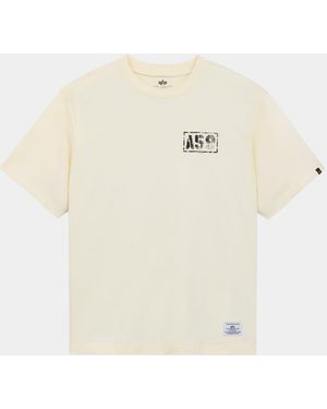 Alpha Industries Essential Battlewash Sealift Tee - White
