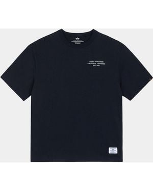 Alpha Industries Essential Dragon Tee - Blue
