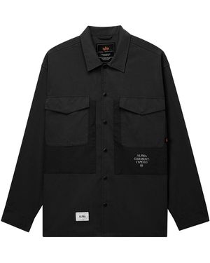 Alpha Industries Unfrm Ctn Shirt - Black