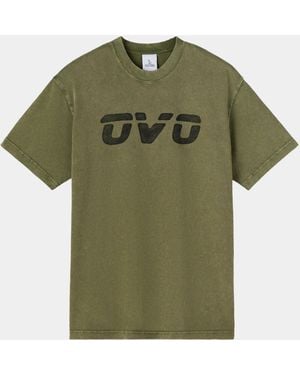 Alpha Industries Ovo X Alpha Garment Dye T-shirt - Green
