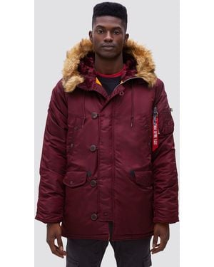 Alpha Industries N-3b Slim Gen I Parka - Red